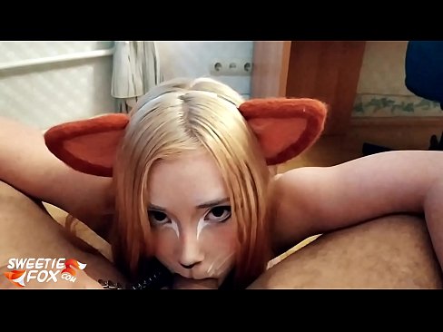 ❤️ Kitsune ngulu kontol lan cum ing dheweke tutuk ❤❌ Saru rusia ing jv.hentaisun.ru ️❤